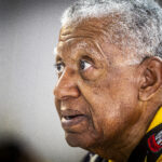 Riley Young speaks during a meeting on Monday, April 28, 2025, in Sheffield, Ala