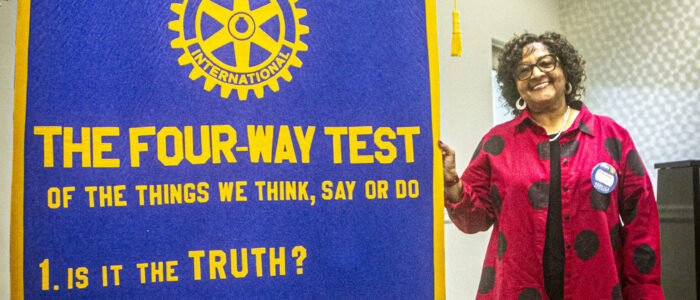 Dihanne Westfield stands for a portrait before a Florence Rotary Club meeting on Monday, May 5, 2025, in Florence, Ala.