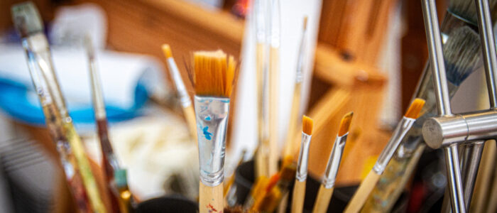 Brushes used by Donna Steele