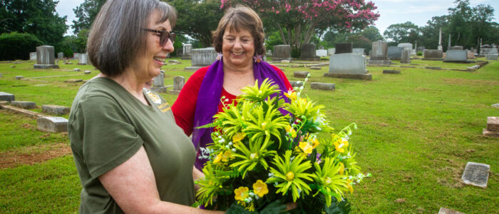 Florence Pilot Club members Pam Belew, left, and Mary June Jankowiak.